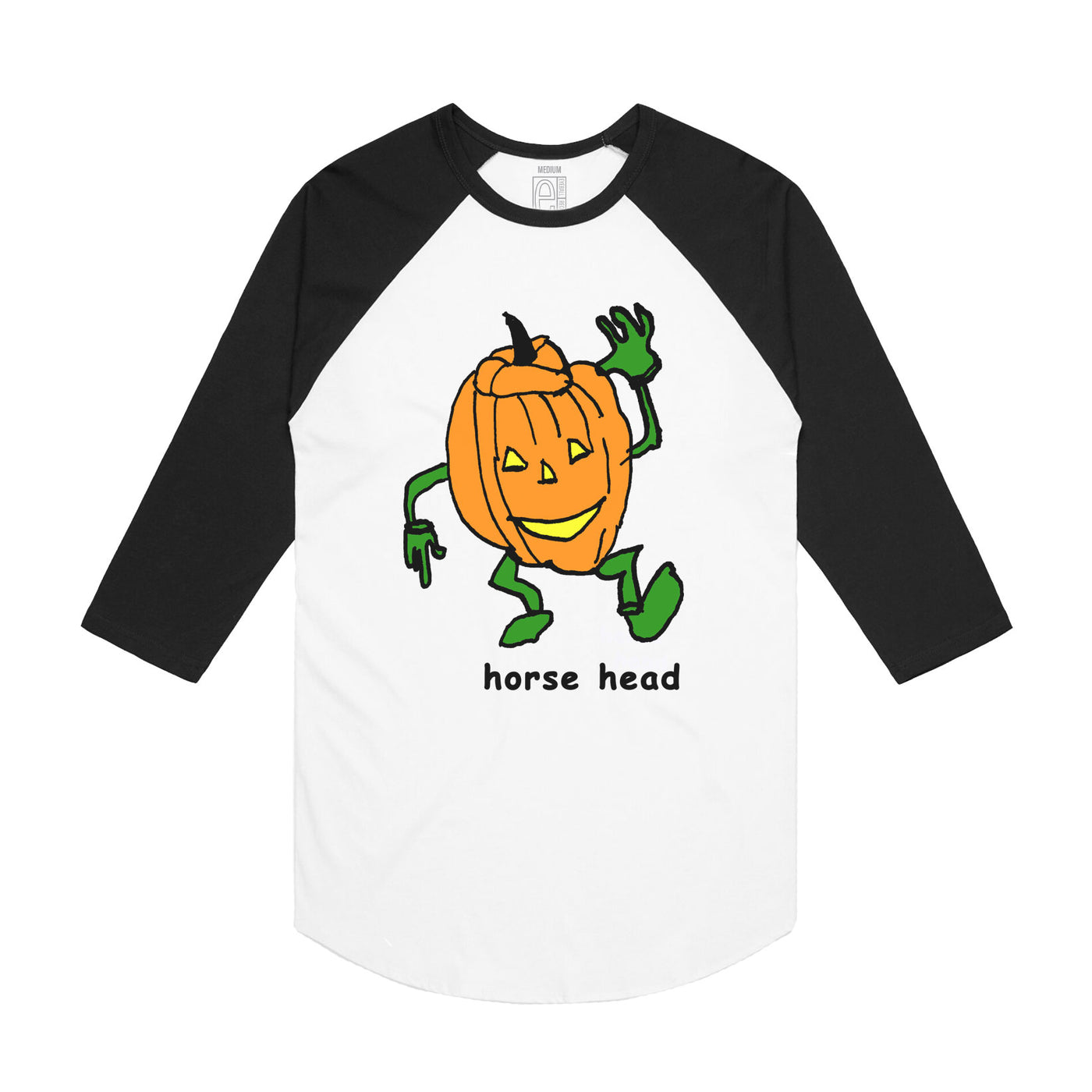 Horse Head Pumpkin Raglan